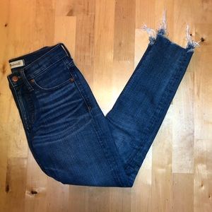 Madewell 9” High-rise skinny crop sz 24